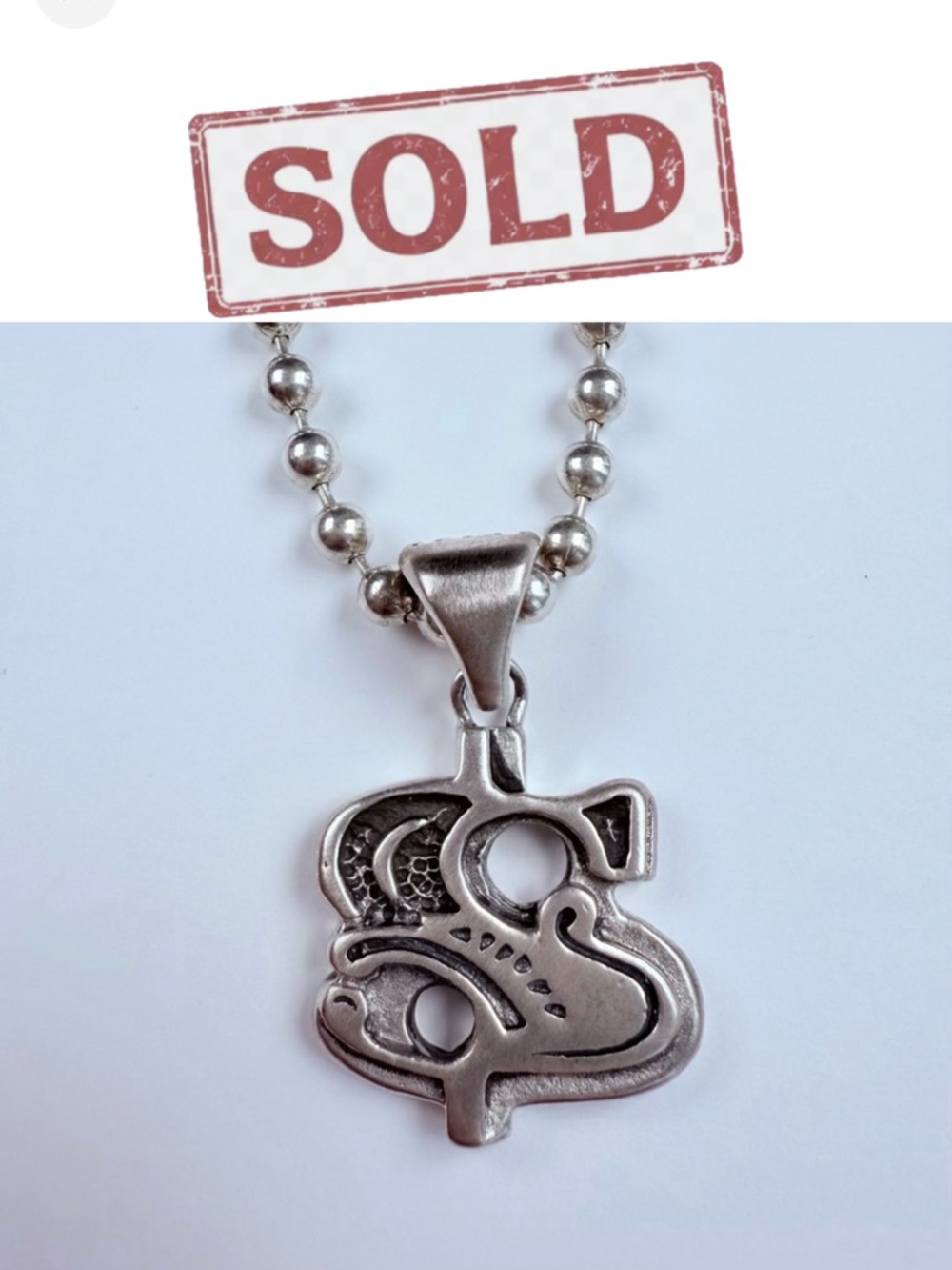🎉Sold🎉 Room 101 Sterling Silver Money Dollar Sign $ Chrome Necklace Hearts NWT